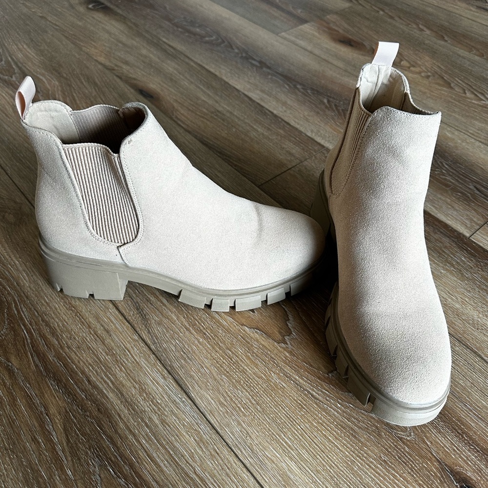 Tan boots